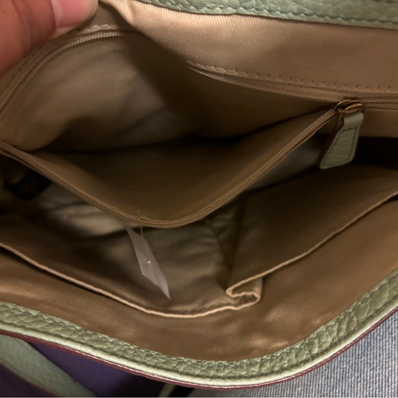 fossil pebbled leather crossbody purse - Picture 8 of 10